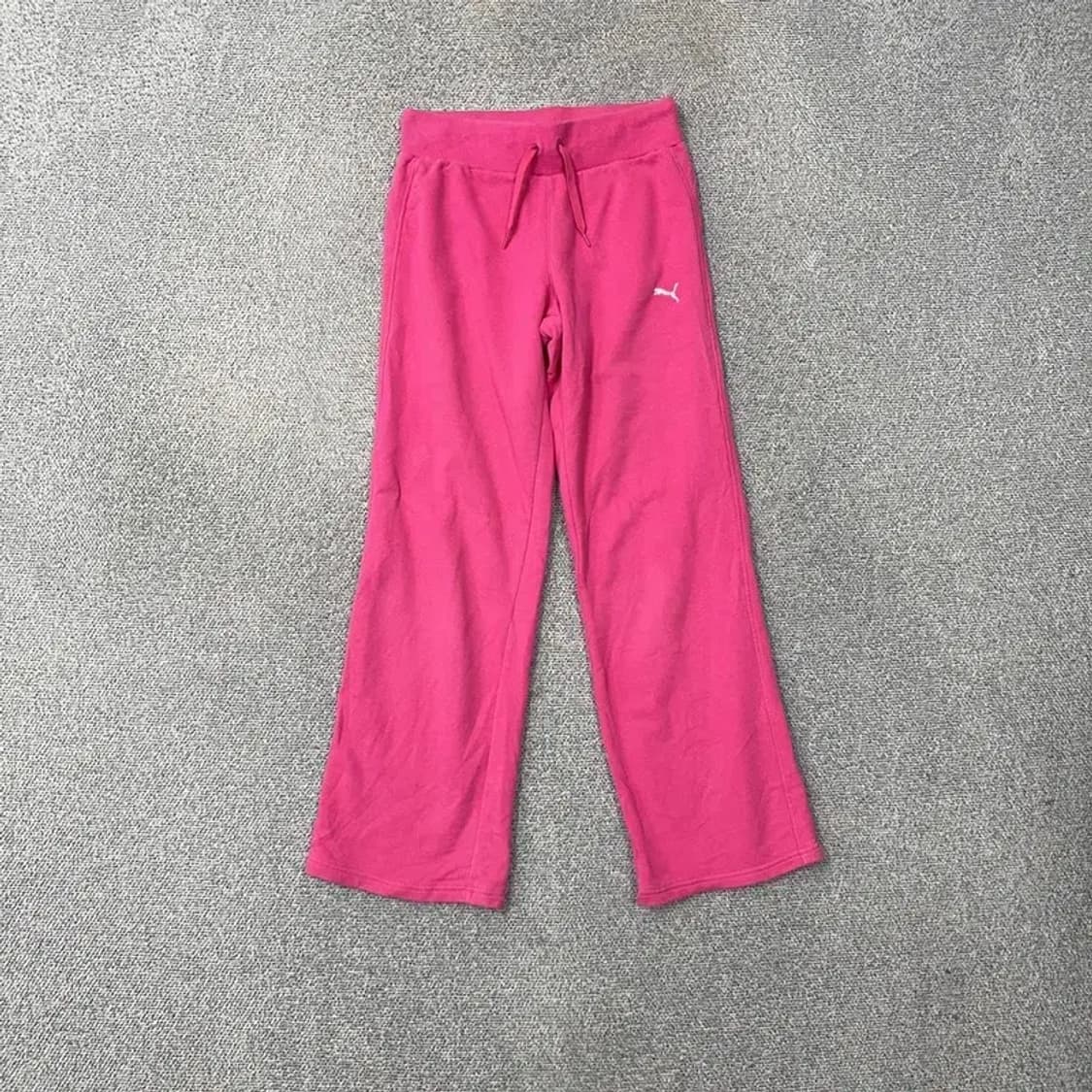 푸마 빈티지 로고 핑크 팬츠 M 상품이미지1