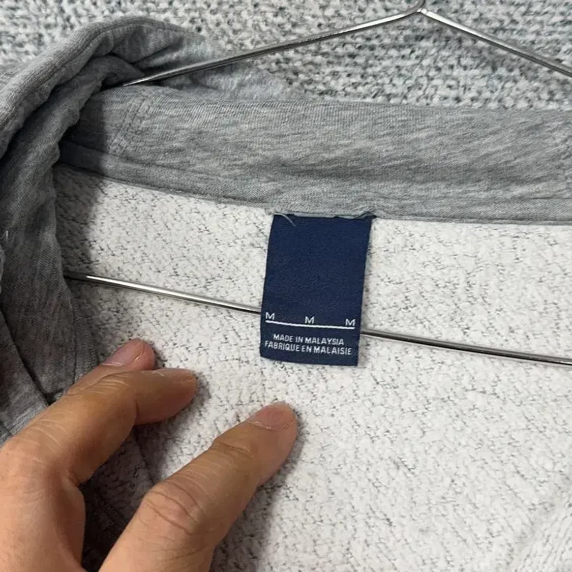 나이키 로고 프린팅 그레이 후드집업 M 상품이미지3