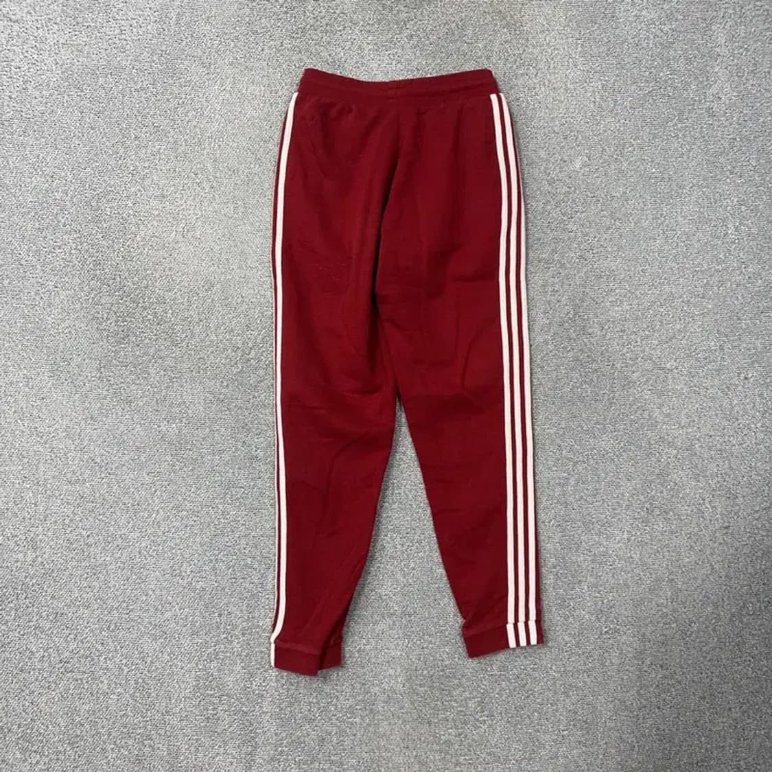 아디다스 레드 삼선 조거팬츠 S 상품이미지2