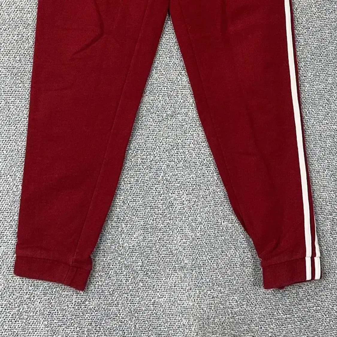 아디다스 레드 삼선 조거팬츠 S 상품이미지4