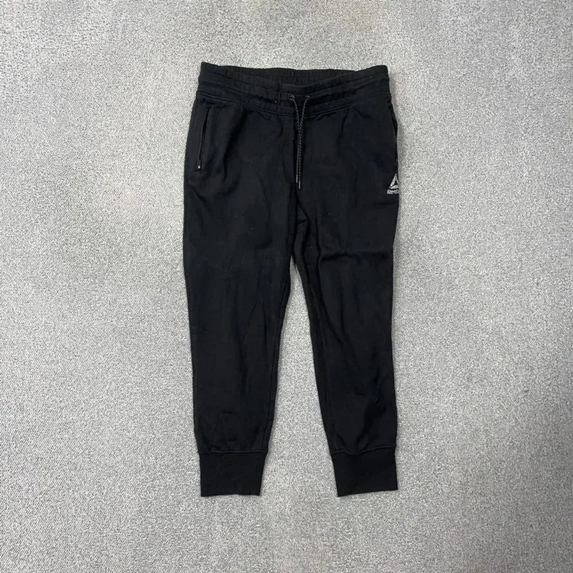 리복 로고 블랙 조거팬츠 XL 상품이미지1