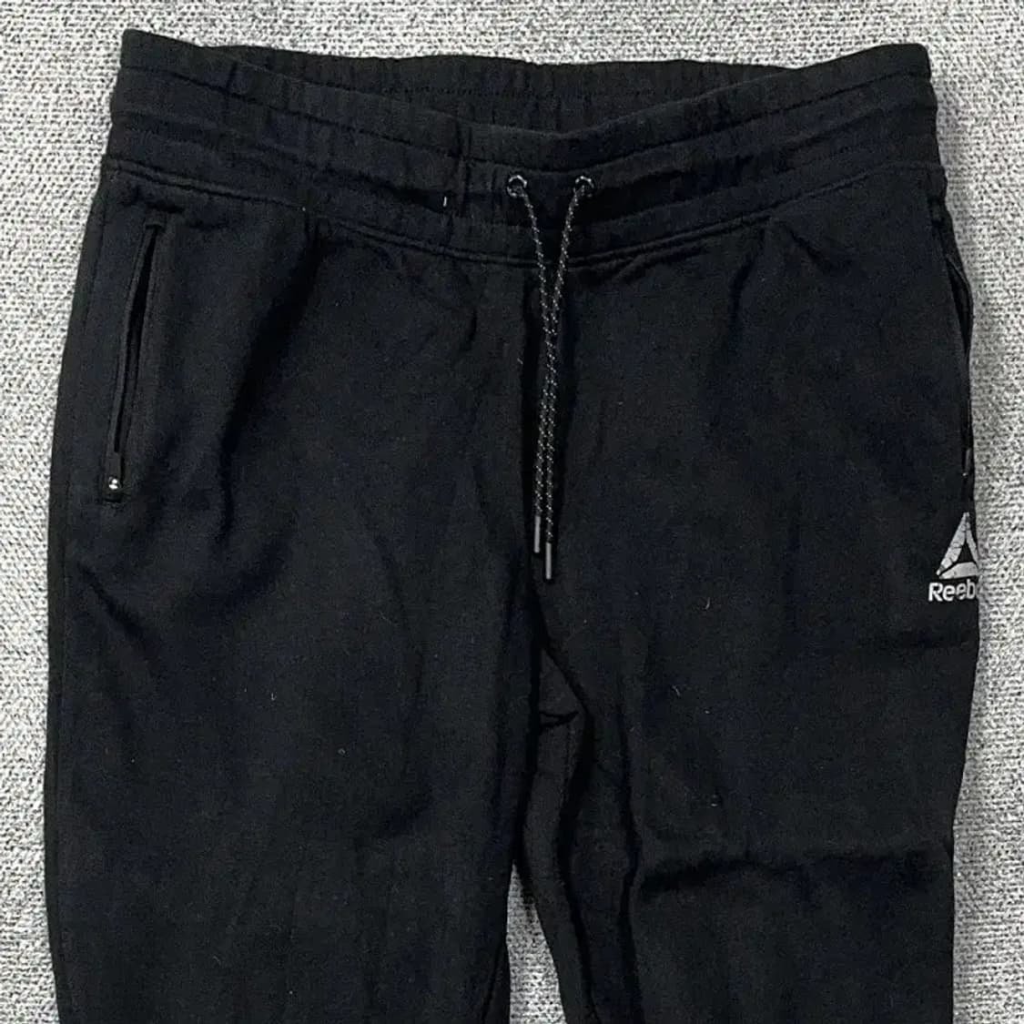 리복 로고 블랙 조거팬츠 XL 상품이미지3