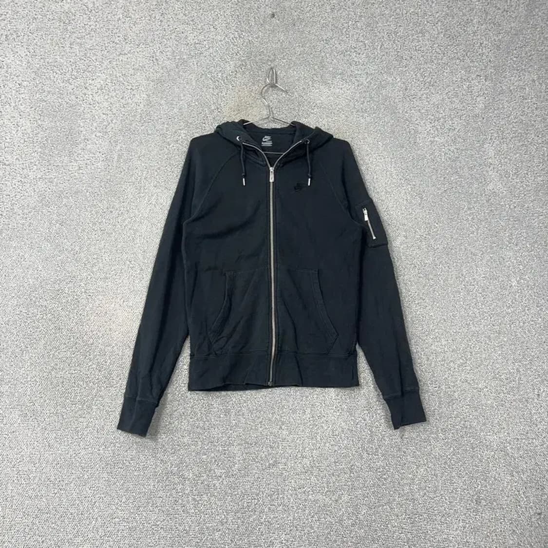 나이키 포켓 스우시 블랙 후드집업 S 상품이미지1