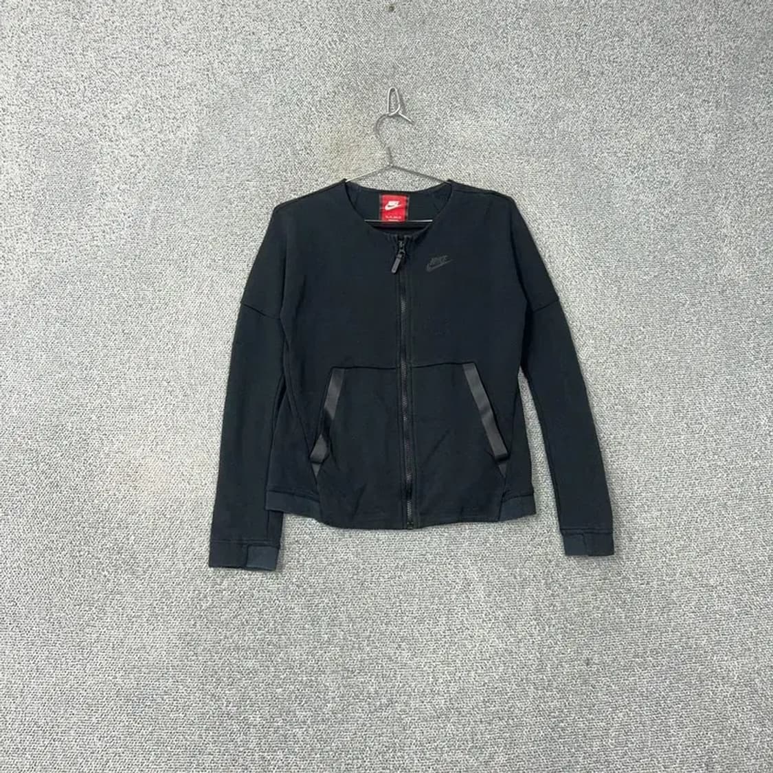 나이키 여성 테크팩 블랙 집업 져지 XS 상품이미지1