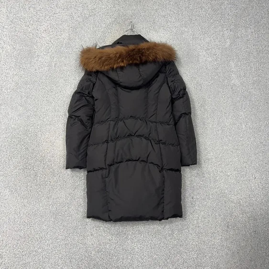 모조에스핀 덕다운 라쿤퍼 여성 롱패딩 55 상품이미지2