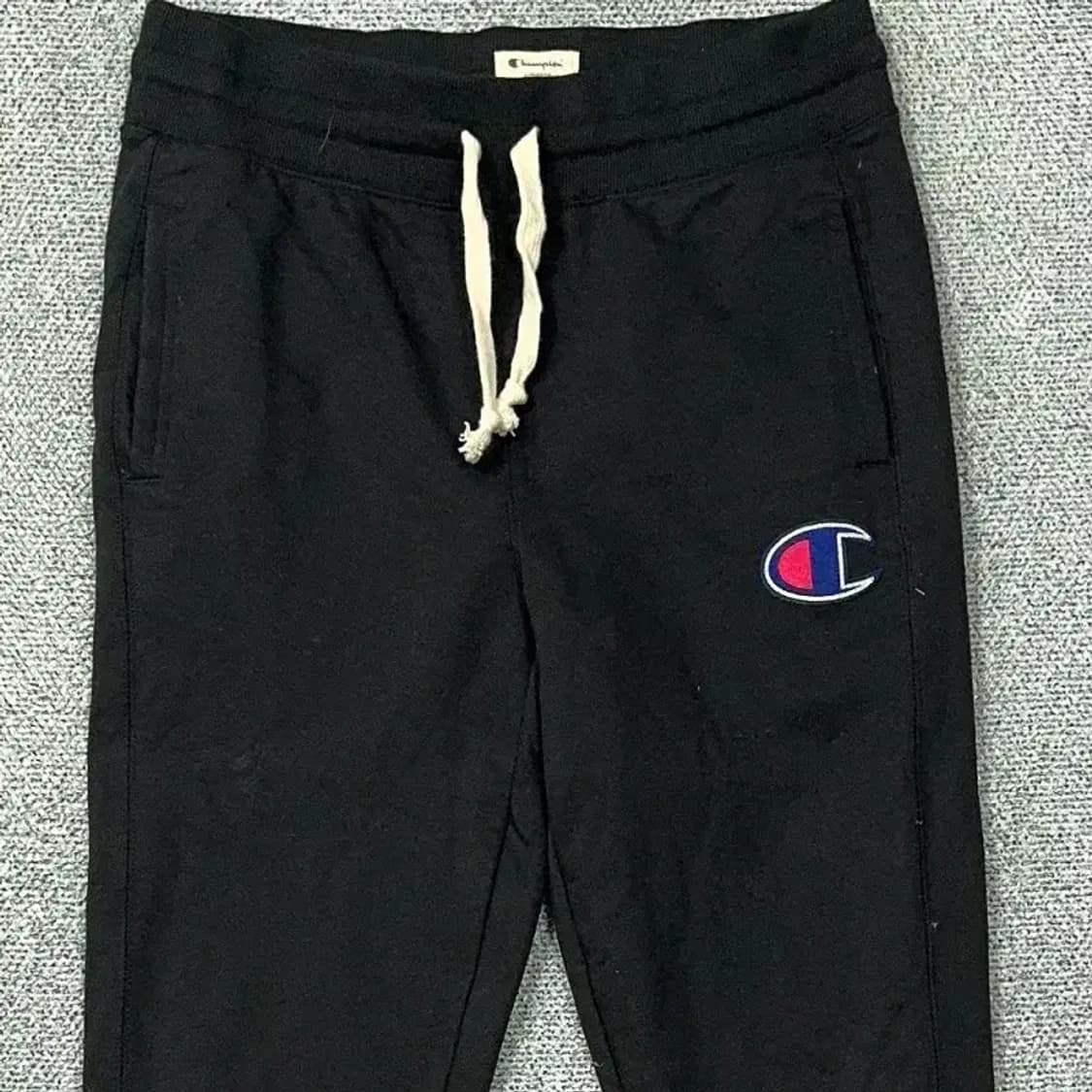 챔피온 빅로고 블랙 트레이닝 팬츠 S 상품이미지3