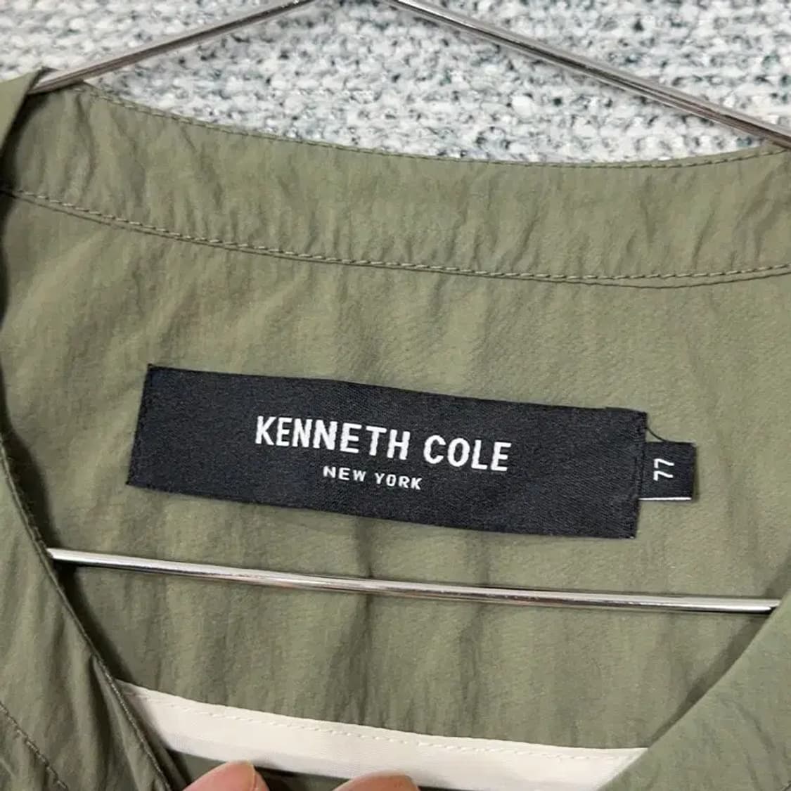 케네스 콜 카키 빈티지 여성 블루종 코트 77 상품이미지6