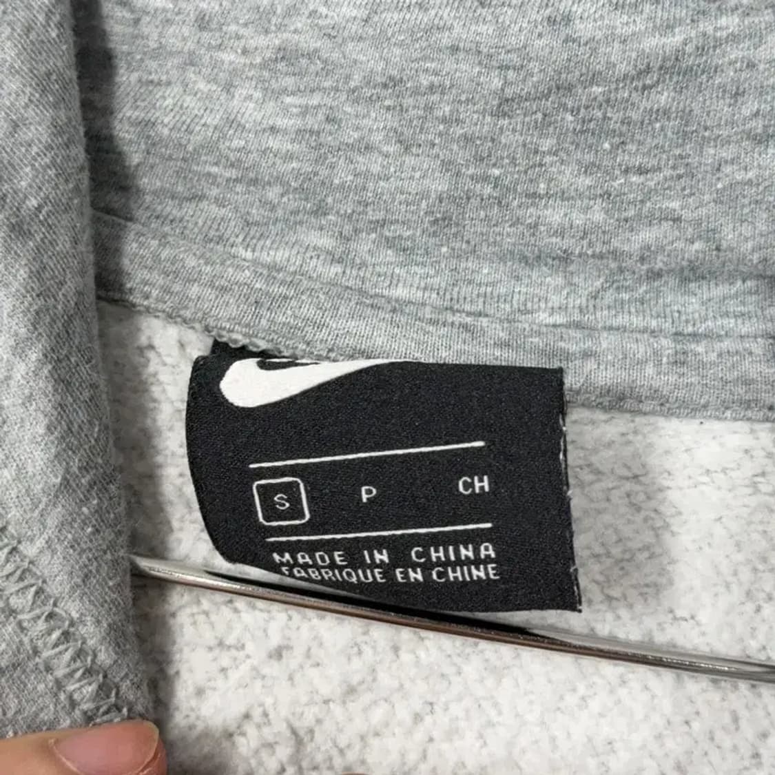 나이키 박스 프린팅 그레이 캐주얼 후드티 S 상품이미지3