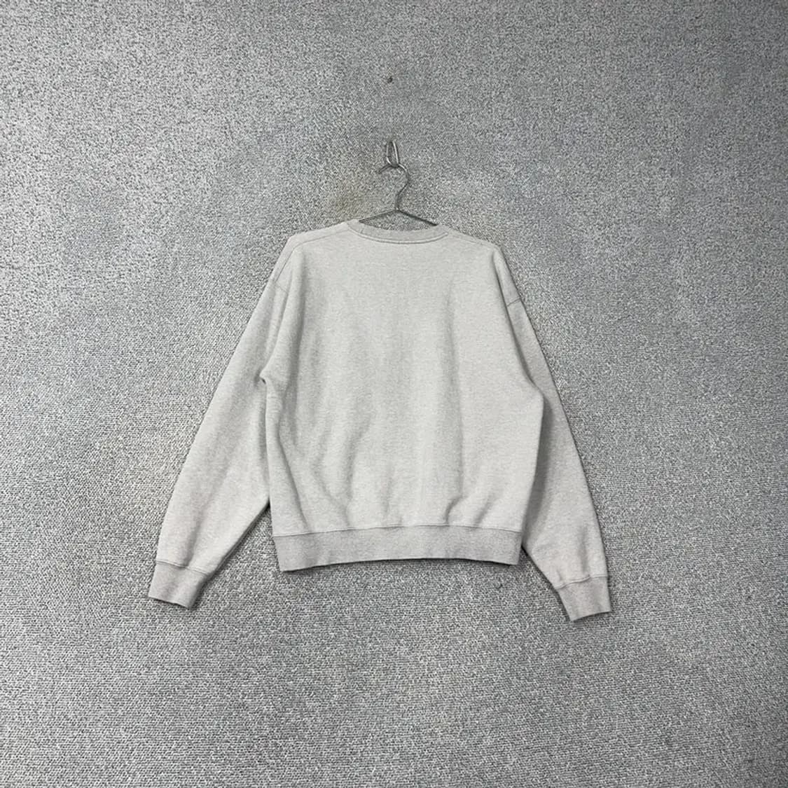 예일 스펠 빅로고 오버핏 그레이 스웻셔츠 맨투맨 M 상품이미지2