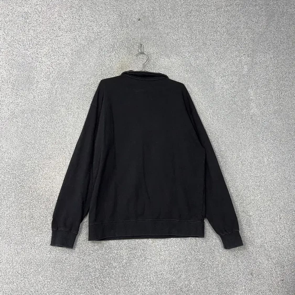 이벳필드 자수 로고 반집업 스웻 오버핏 맨투맨 XL 상품이미지2