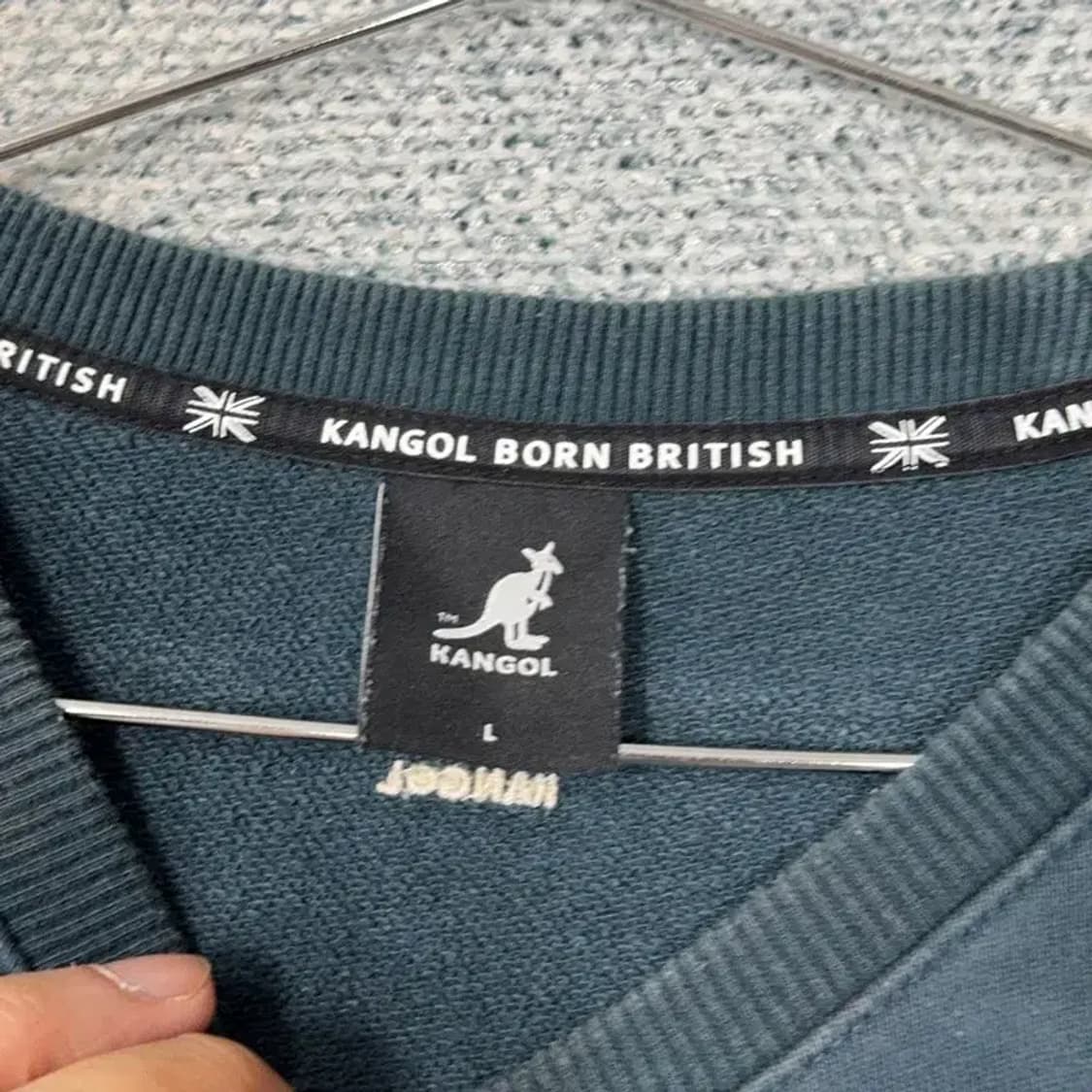 캉골 프린팅 캐주얼 로고 남성 맨투맨 L 상품이미지3