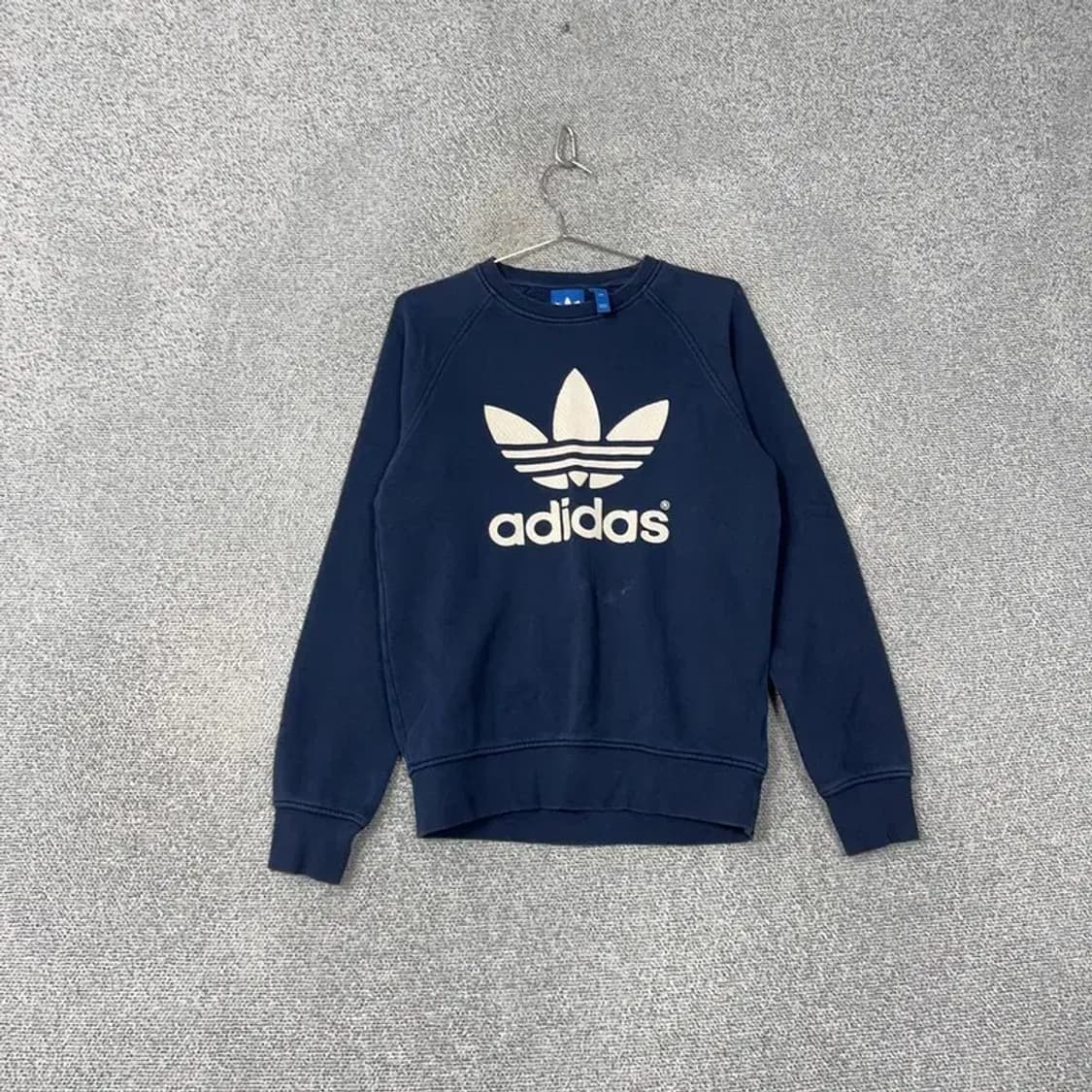 아디다스 빅로고 프린팅 네이비 맨투맨 90 상품이미지1