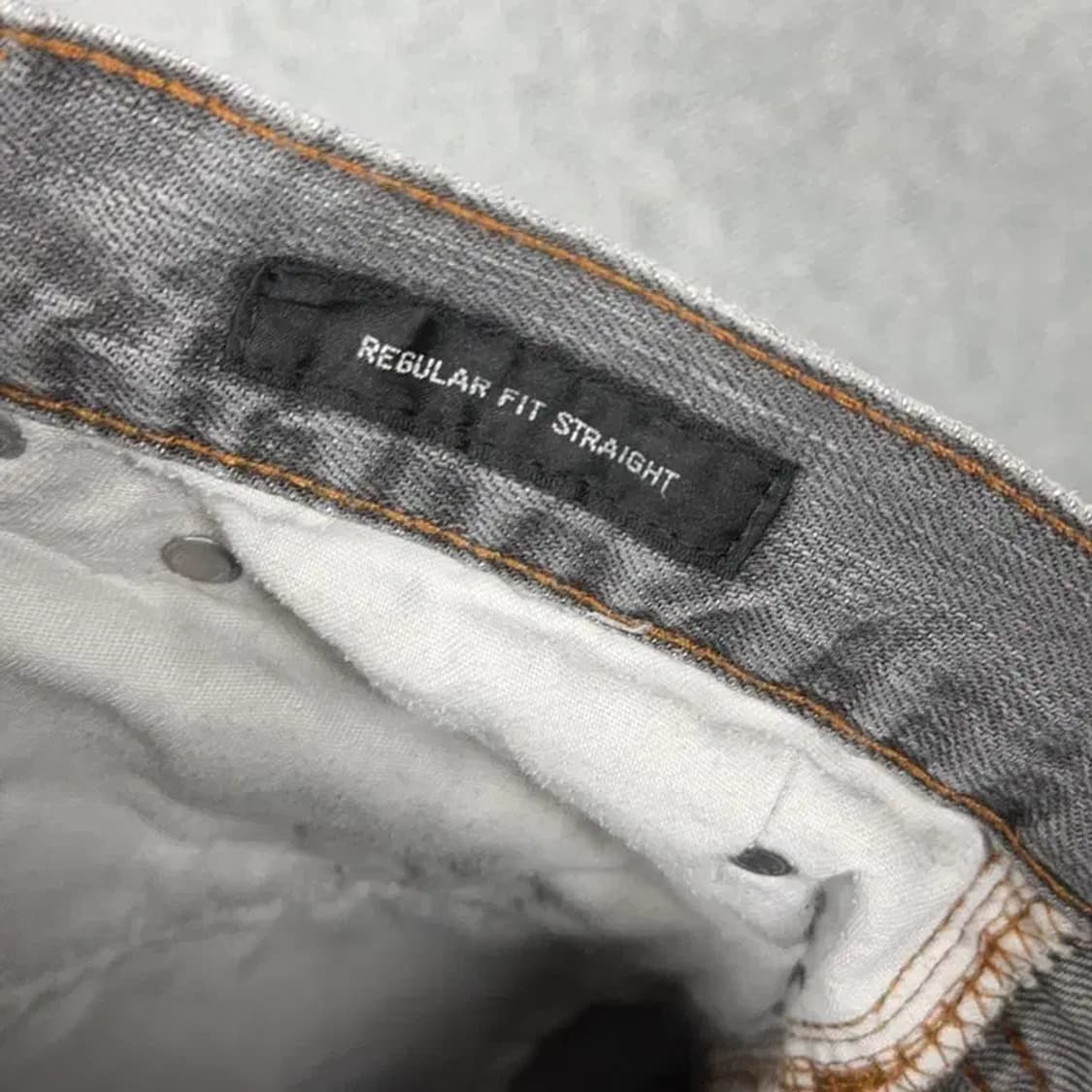 유니클로 캐주얼 흑청바지 데님팬츠 34 상품이미지5