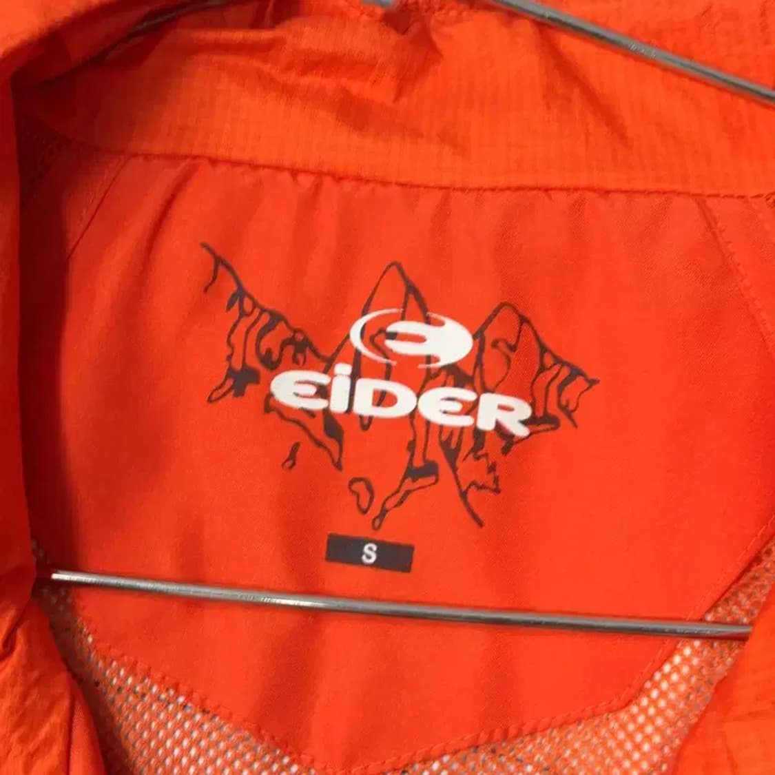 아이더 여성 등산 오렌지 바람막이 S 상품이미지5