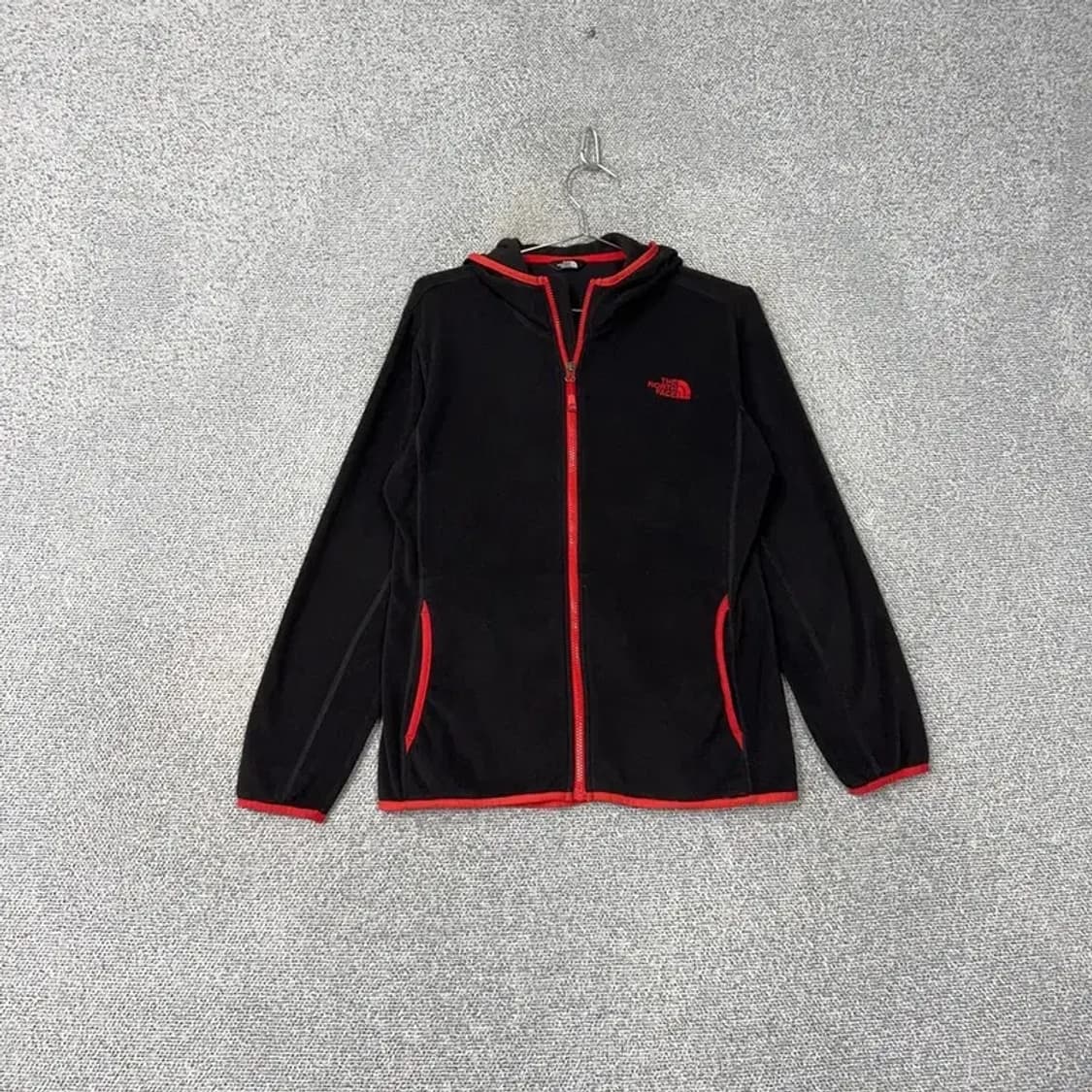 노스페이스 블랙 플리스 후드집업 95 상품이미지1