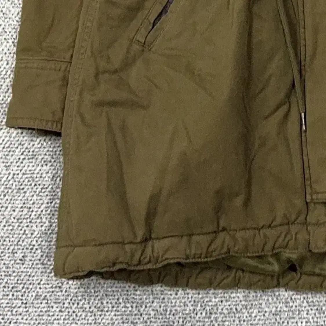 버커루 야상 해비 카키 코트 자켓 S 상품이미지5