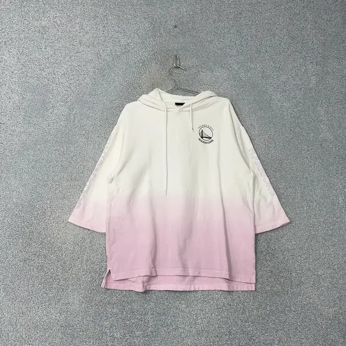 NBA 그라데이션 골든스테이트 7부 후드티 S 상품이미지1