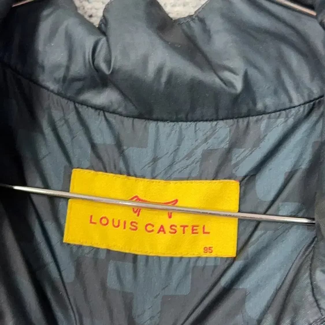 루이까스텔 여성 골프 네이비 패턴 바람막이 코트 95 상품이미지5