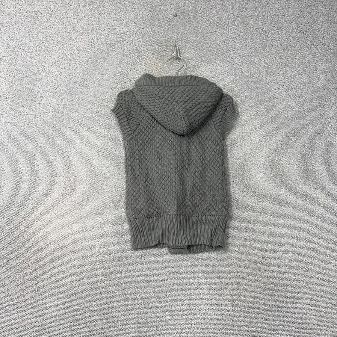 자라 니트 웨어 털 니트 후드 조끼 S 상품이미지2