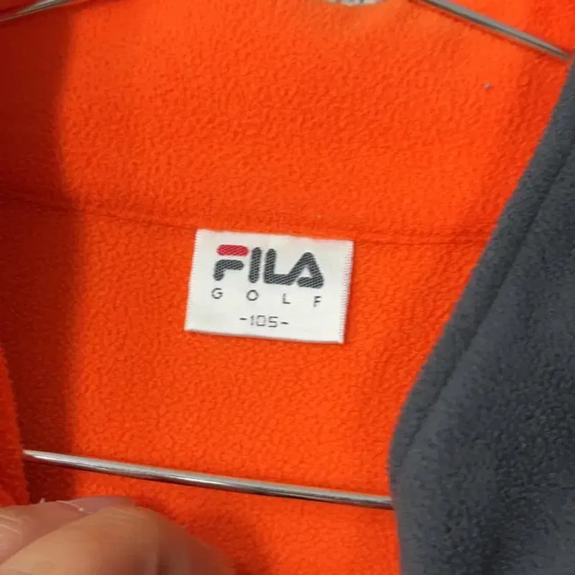 휠라 플리스 그레이 후리스 105 상품이미지3