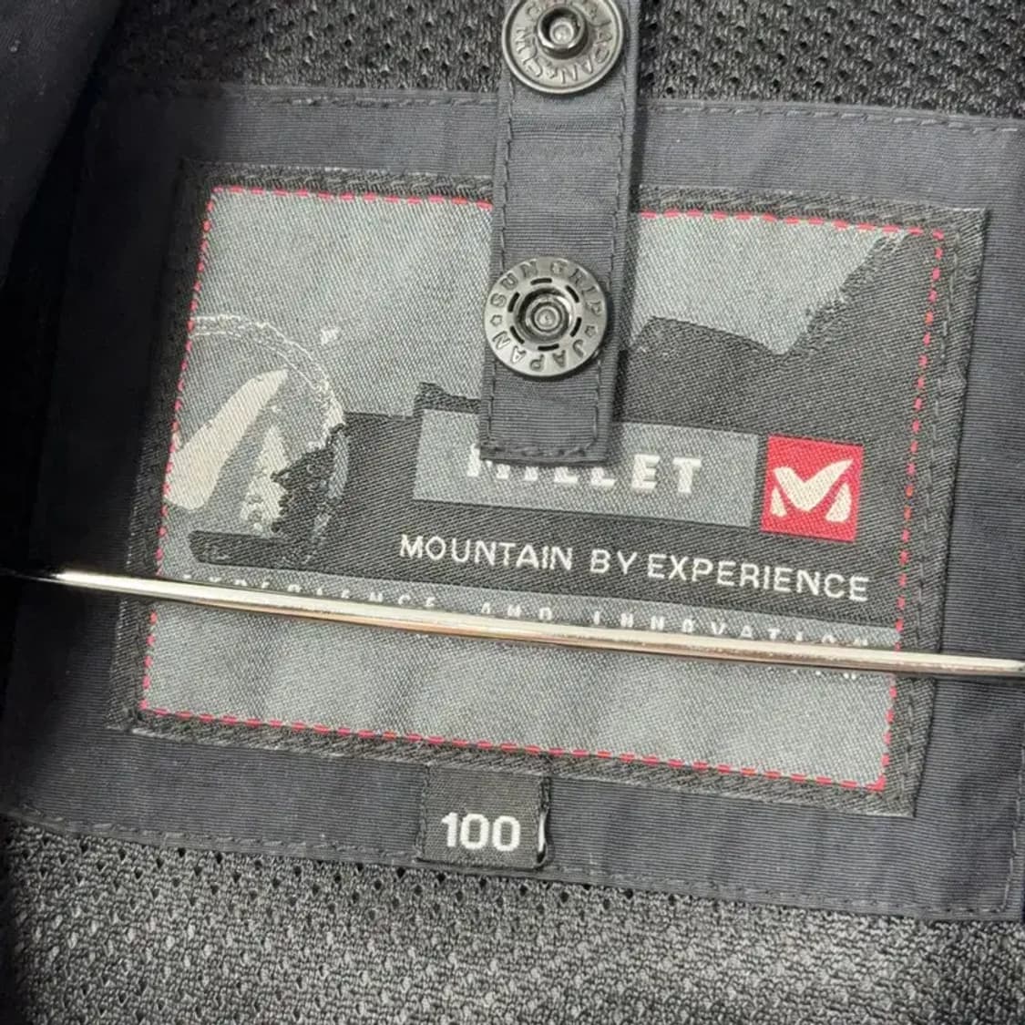 밀레 드라이엣지 등산 블랙 바람막이 100 상품이미지4