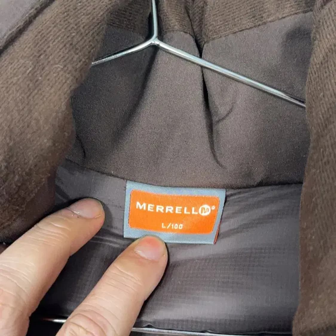 머렐 브라운 오리털 덕다운 방한 롱패딩 L 상품이미지6