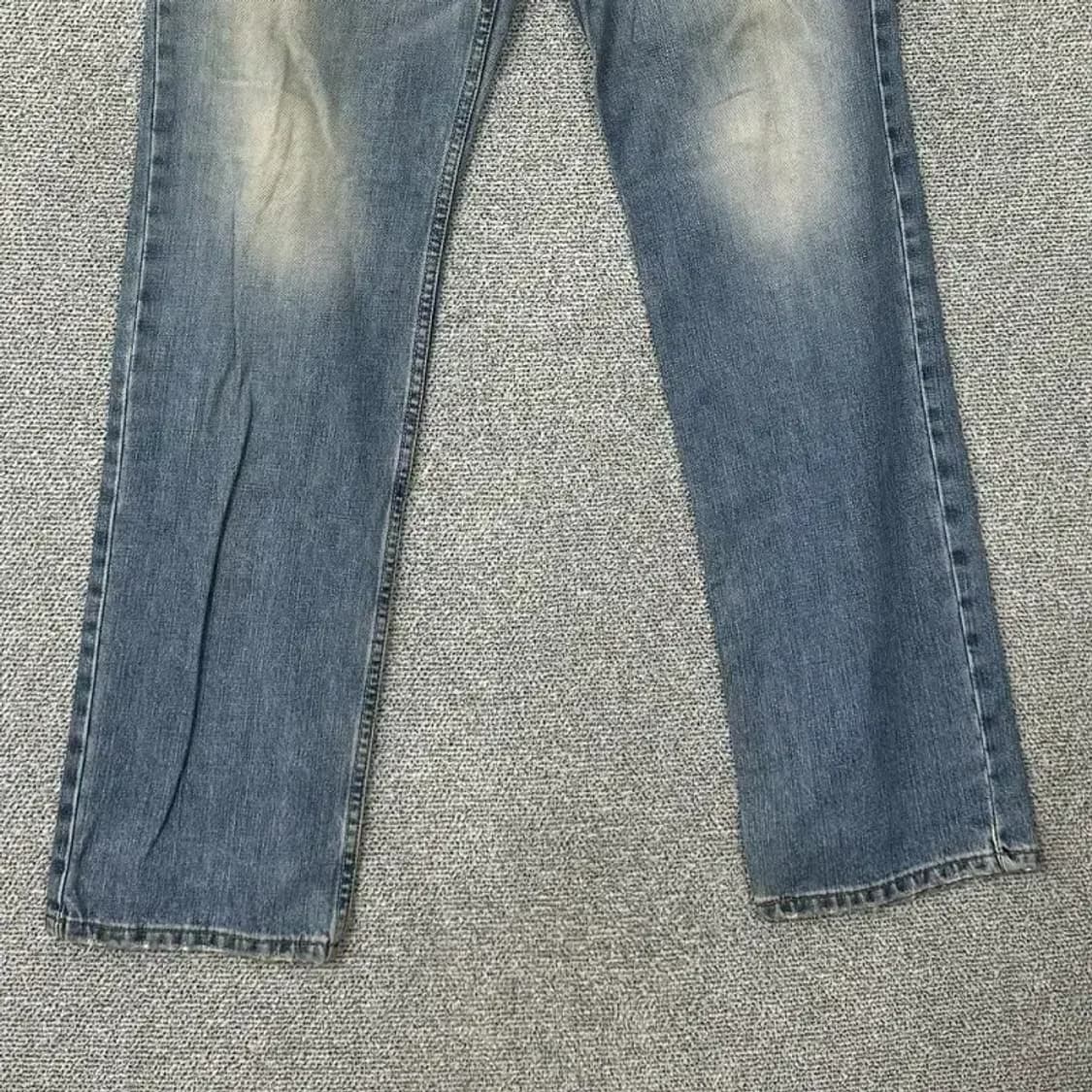 리바이스 506 블루 워싱 빈티지 청바지 데님팬츠 34 34 상품이미지4