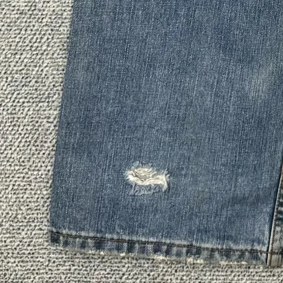 리바이스 506 블루 워싱 빈티지 청바지 데님팬츠 34 34 상품이미지7