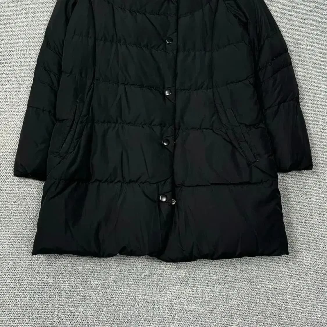 해지스 캐주얼 버튼 다운 롱패딩 점퍼 상품이미지4