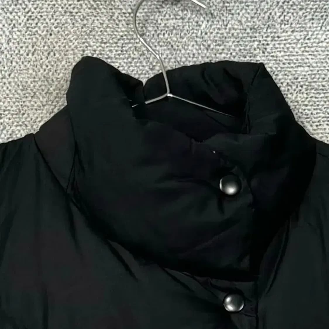 해지스 캐주얼 버튼 다운 롱패딩 점퍼 상품이미지5