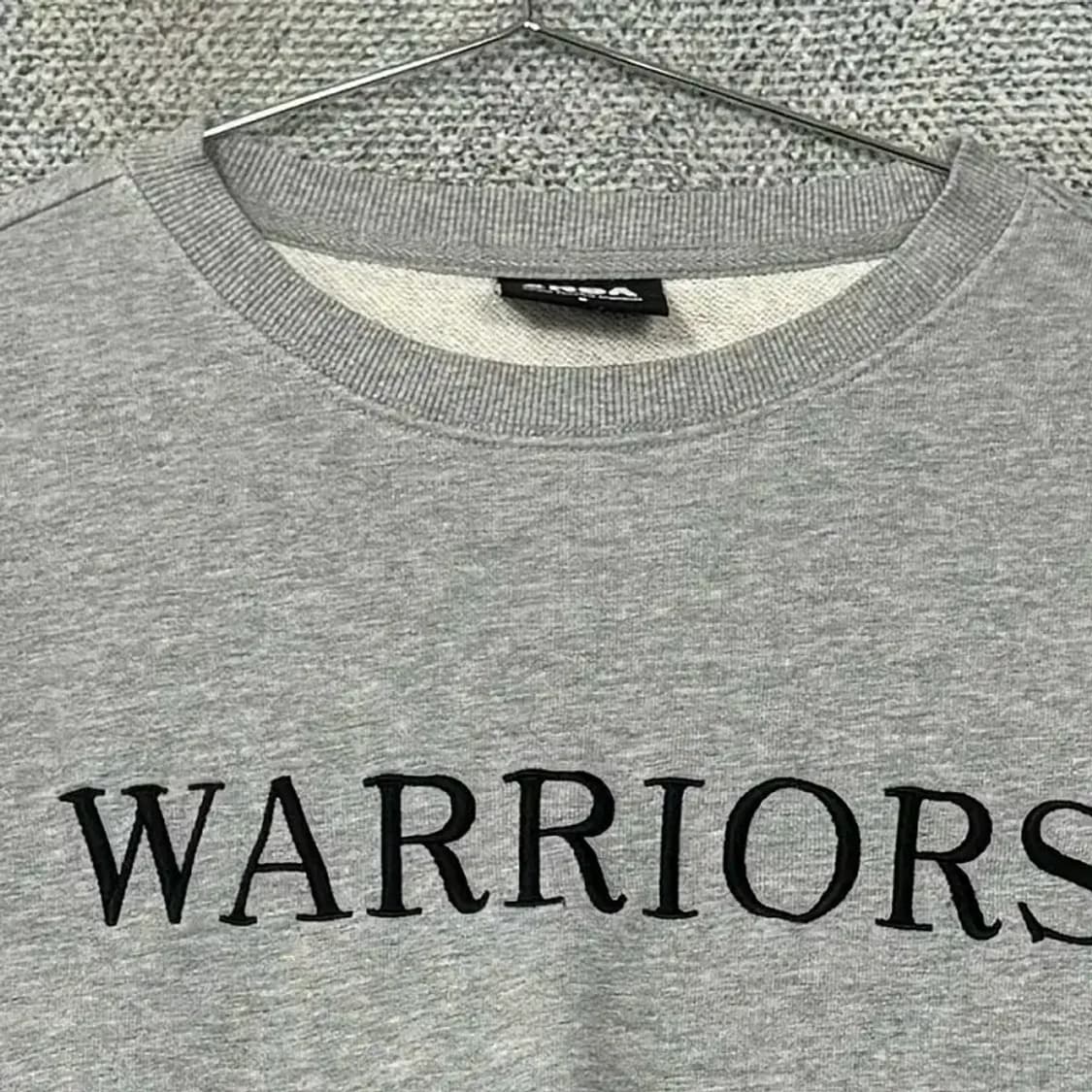 NBA 골든 스테이트 캐주얼 오버핏 그레이 맨투맨 S 상품이미지3