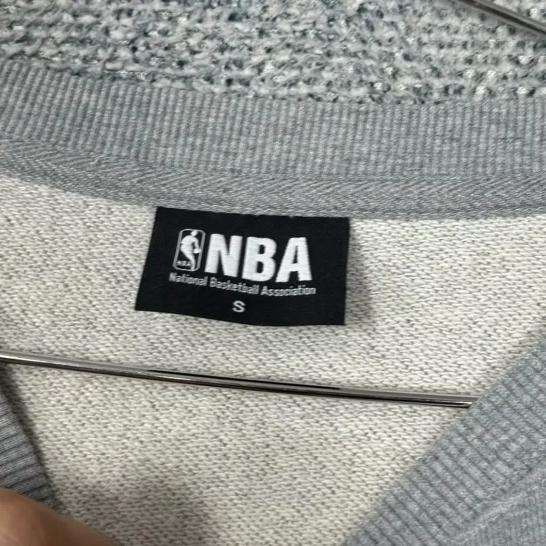 NBA 골든 스테이트 캐주얼 오버핏 그레이 맨투맨 S 상품이미지6