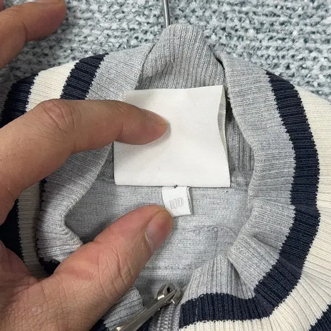 MLB 뉴욕양키즈 그레이 코튼 자켓 100 상품이미지3