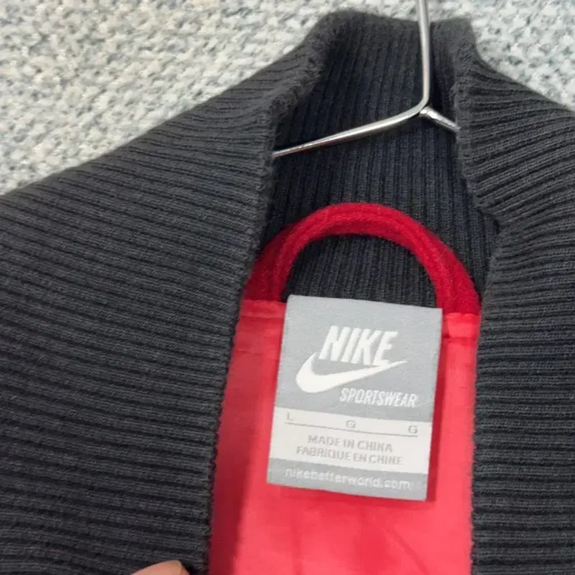 나이키 레드 단가라 코튼 스타디움 자켓 L 상품이미지3
