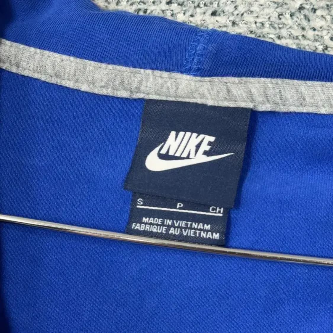 나이키 블루 로고 스우시 후드집업 S 상품이미지5