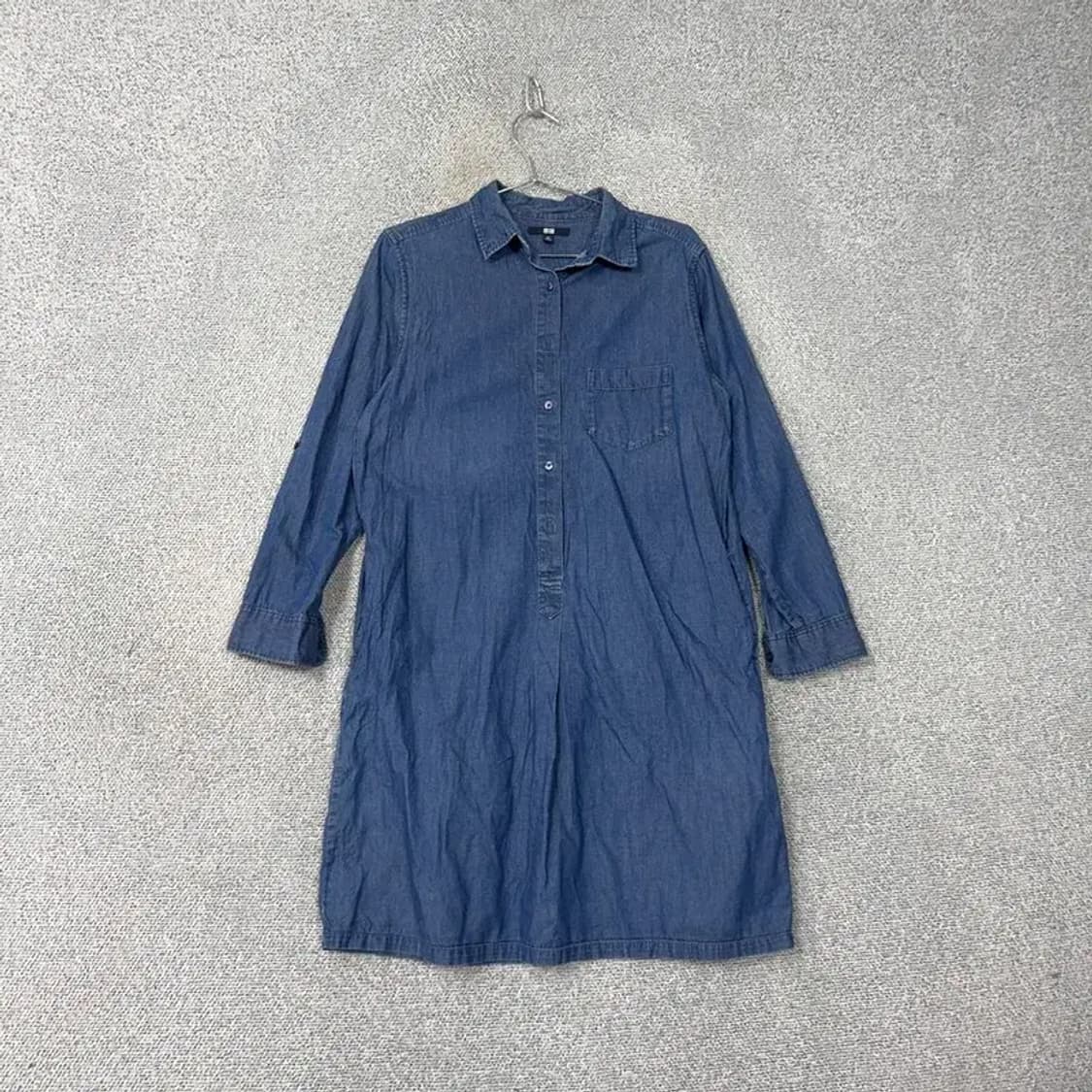 유니클로 여성 캐주얼 데님 청 원피스 XL 상품이미지1
