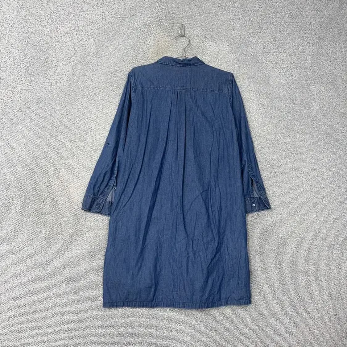 유니클로 여성 캐주얼 데님 청 원피스 XL 상품이미지2