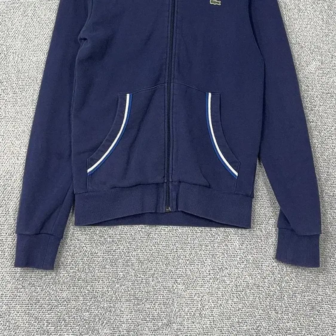 라코스테 네이비 로고 후드집업 90 상품이미지4