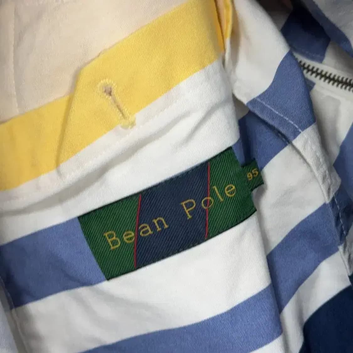 빈폴 올드스쿨 스트라이프 블루종 해링턴 자켓 95 상품이미지4