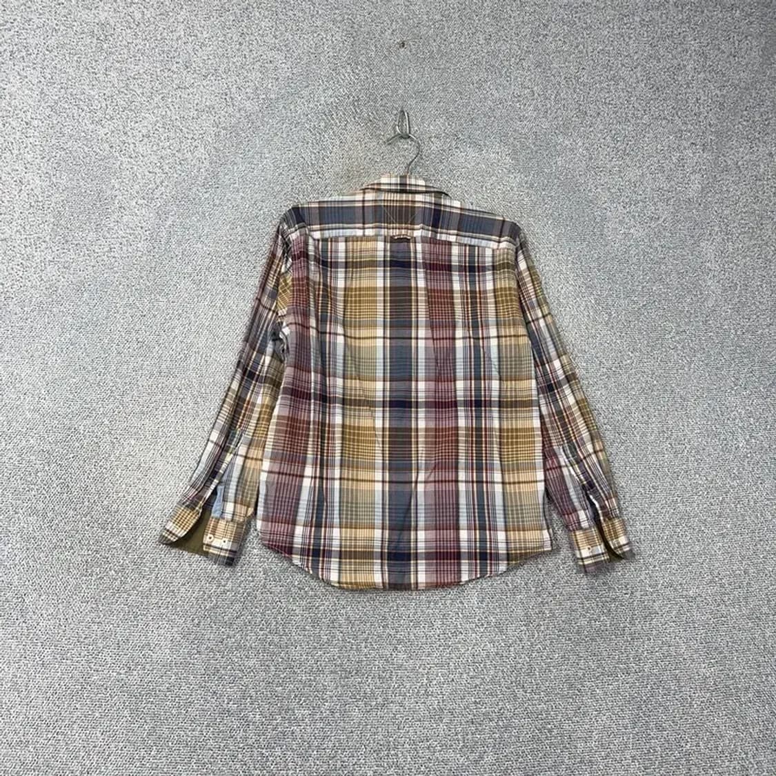 타미힐피거 뉴욕핏 체크 브라운 셔츠 S 상품이미지2