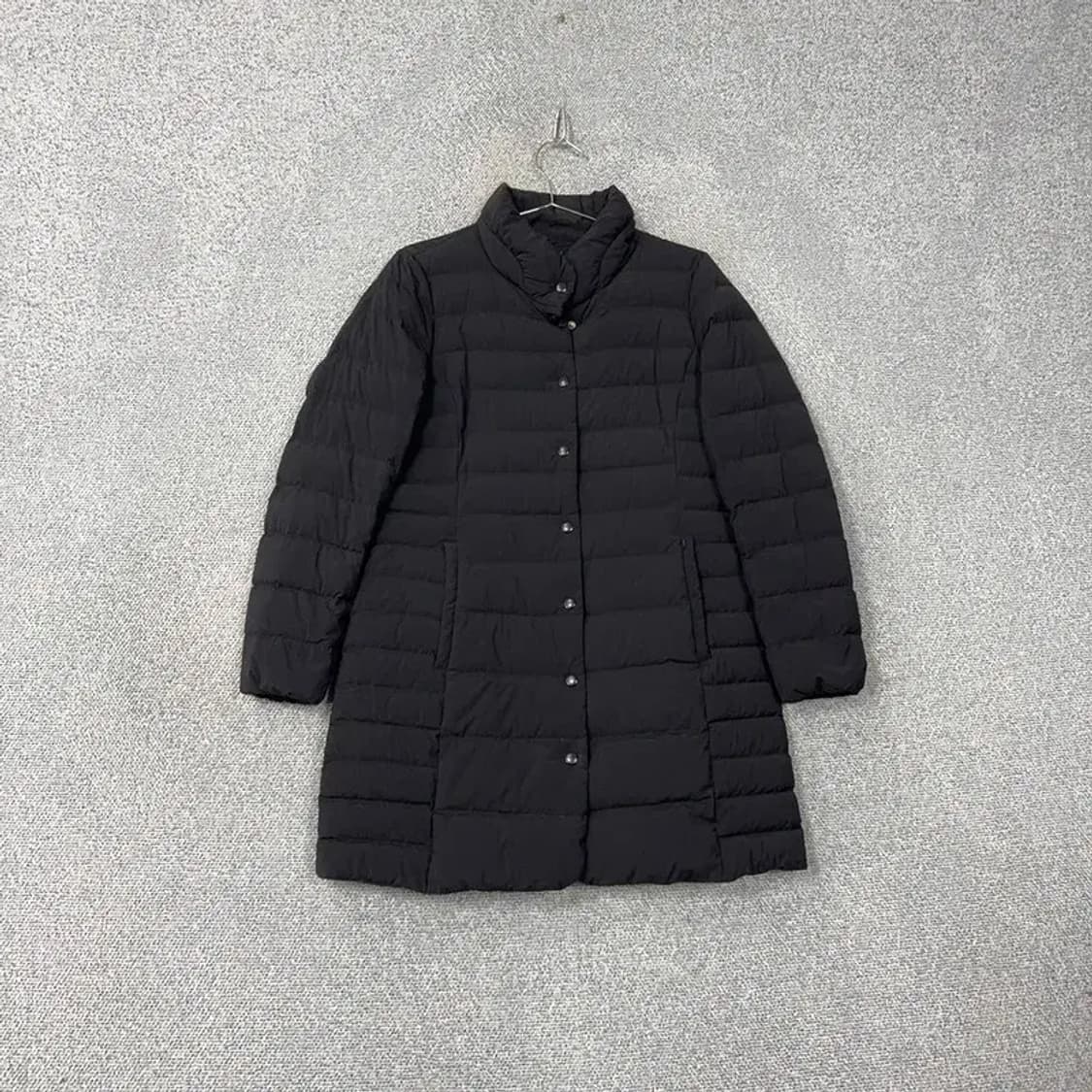 해지스 여성 블랙 경량 롱 패딩 90-165 상품이미지1