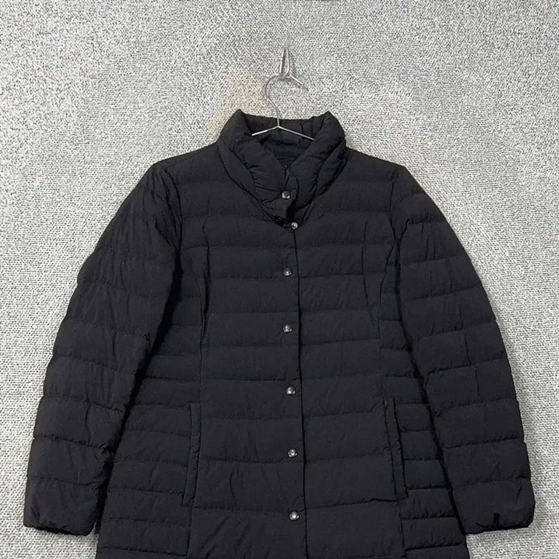 해지스 여성 블랙 경량 롱 패딩 90-165 상품이미지3