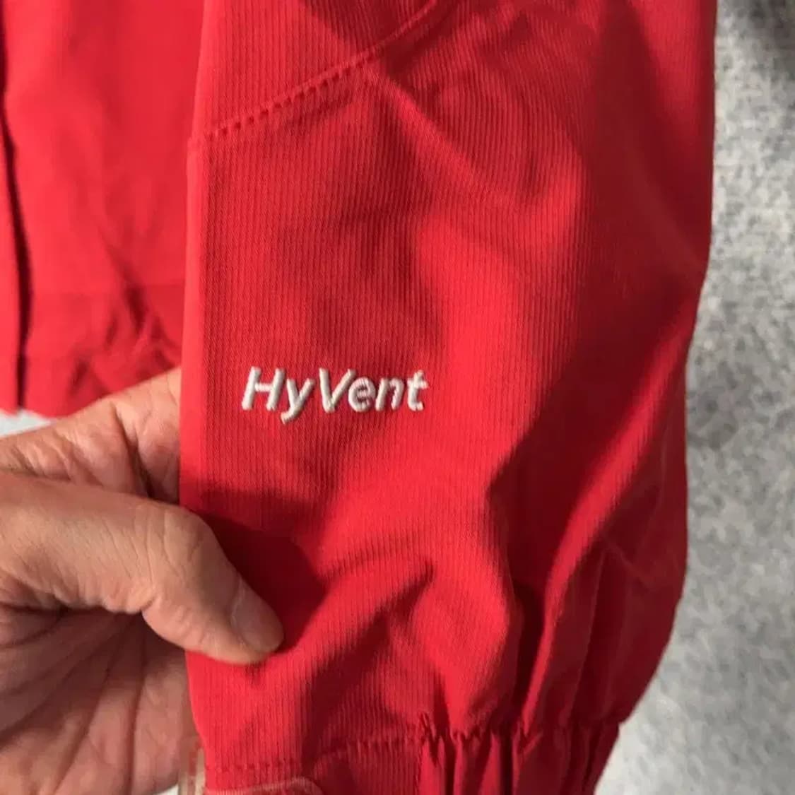 노스페이스 써밋 하이벤트 레드 바람막이 XL 상품이미지3