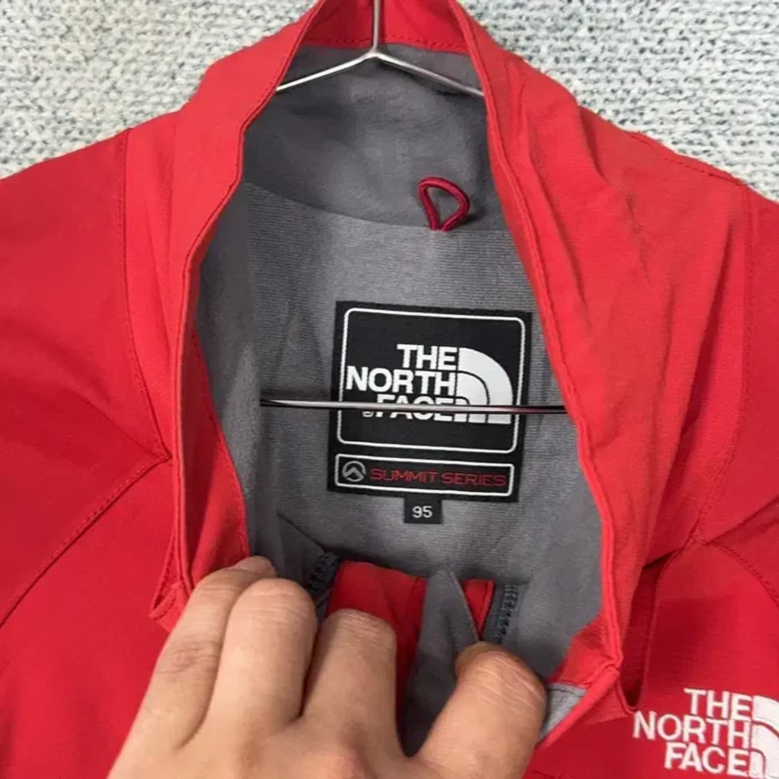 노스페이스 써밋 하이벤트 레드 바람막이 XL 상품이미지4