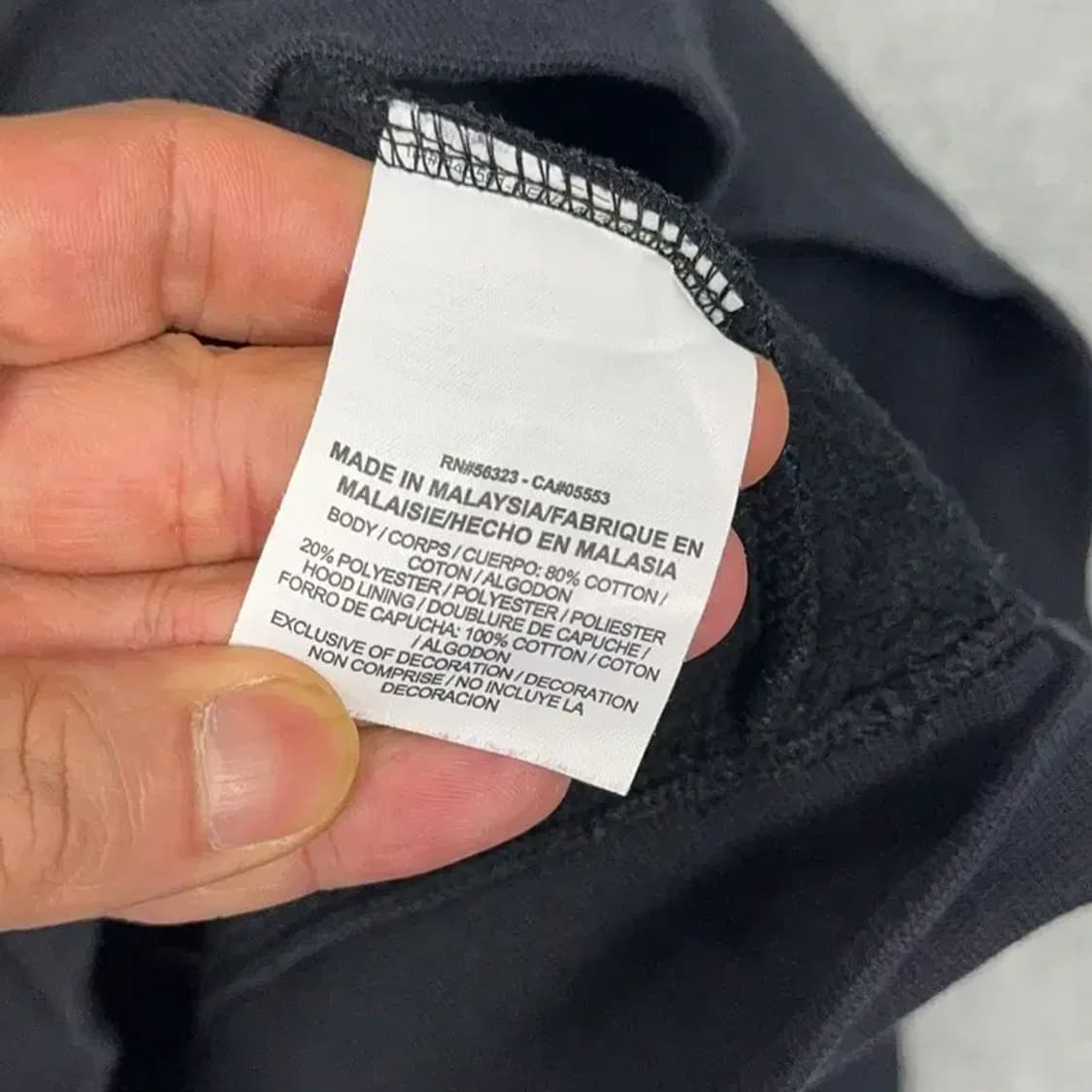 나이키 SB 프린팅 로고 블랙 후드티 M 상품이미지4