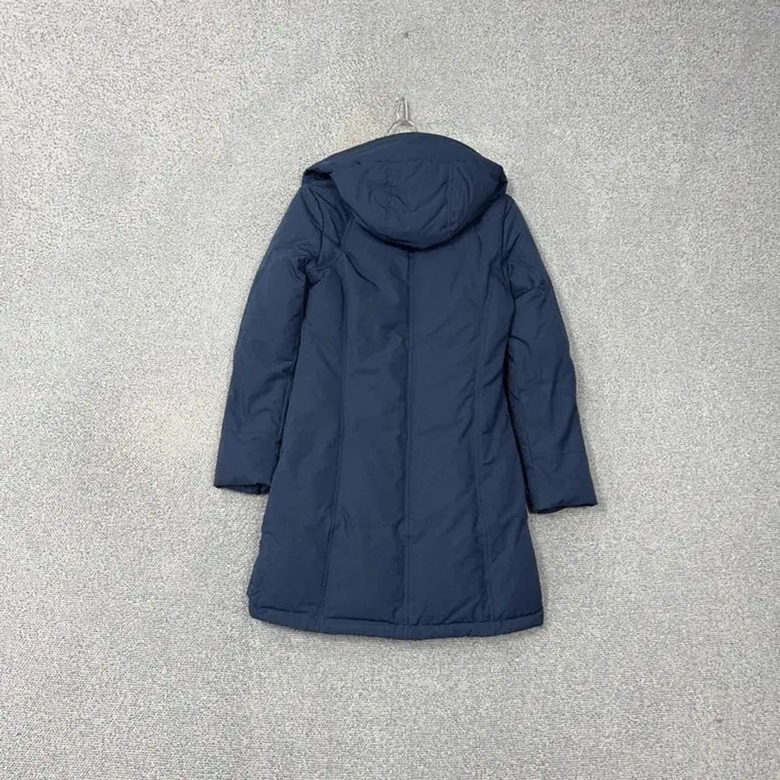 아디다스 네이비 로고 여성 캐주얼 포켓 롱 패딩 점퍼 85 상품이미지2