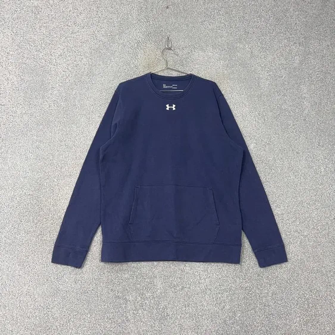 언더아머 네이비 심플 로고 캐주얼 맨투맨 L 상품이미지1
