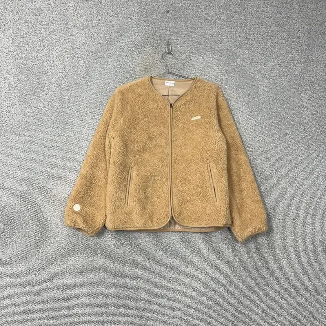 스케쳐스 베이지 후리스 M 상품이미지1