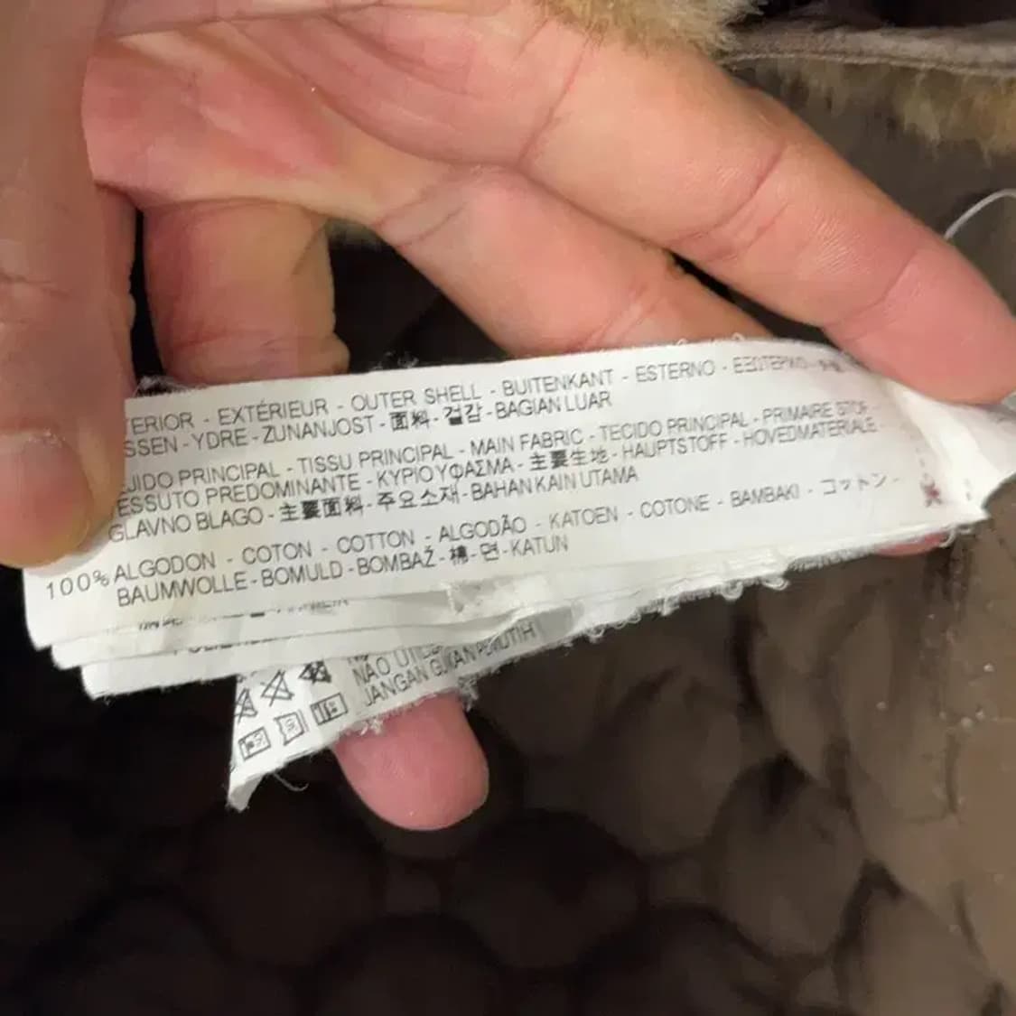 자라 브라운 퍼 패딩 XS 상품이미지4