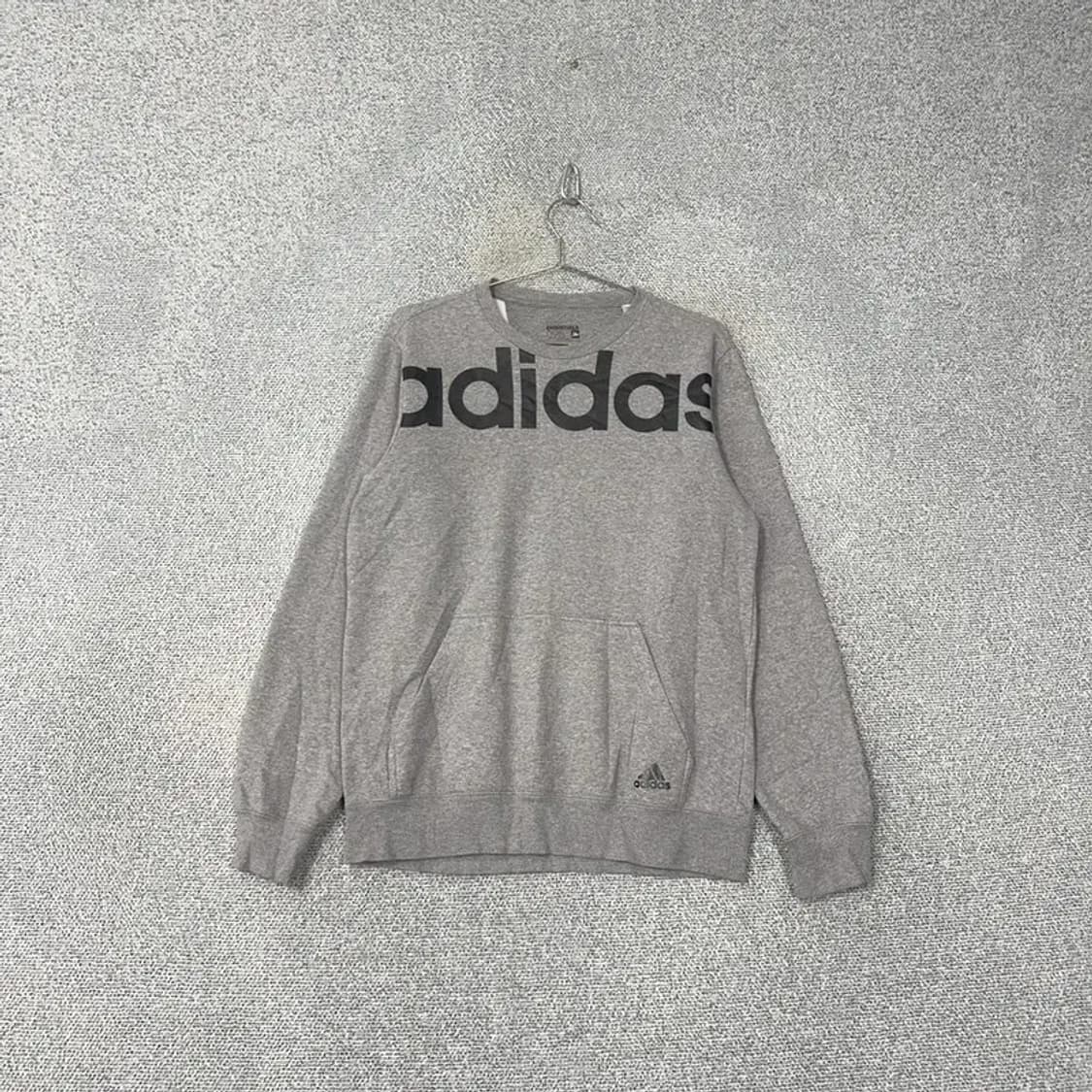 아디다스 프린팅 로고 그레이 맨투맨 95 상품이미지1